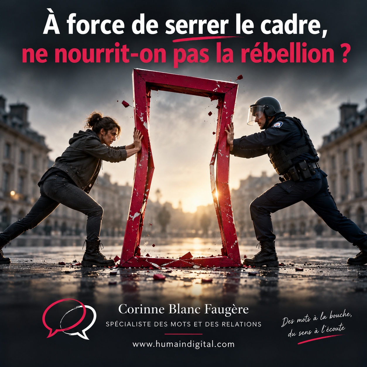 Comment faire face au conflit ? par Corinne Blanc-Faugère, Spécialiste des mots et des relations.